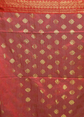 Yellow Cotton Saree With Blouse Piece