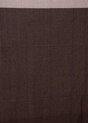 Blue Cotton Saree With Blouse Piece