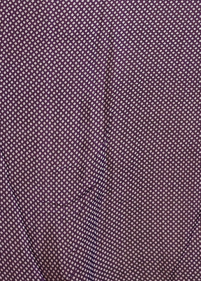 Purple Handloom Chiffon Pure Silk Saree With Blouse Piece