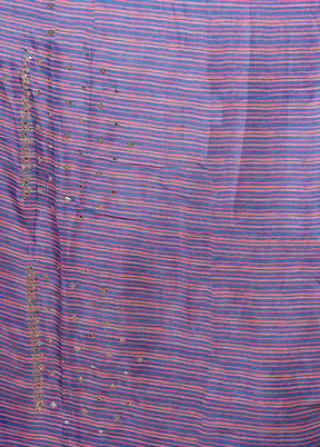 Pink Printed Pure Silk Saree Without Blouse Piece