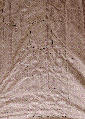 Pink Handloom Tussar Pure Silk Saree With Blouse Piece