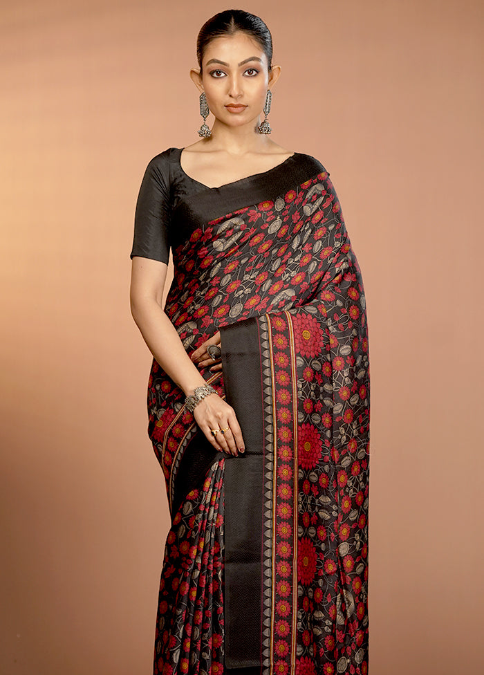 Cream Handloom Tussar Pure Silk Saree With Blouse Piece