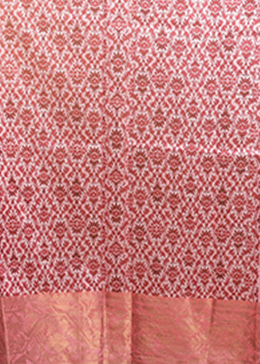 Pink Organza Saree With Blouse Piece