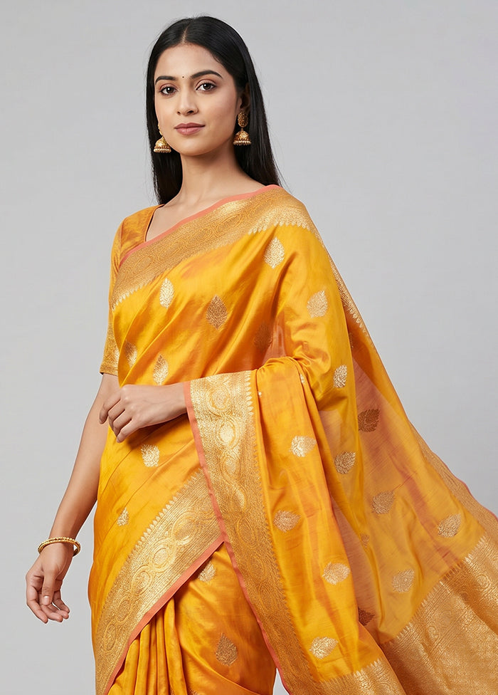 Pink Handloom Katan Pure Silk Saree With Blouse Piece