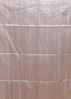 White Handloom Matka Pure Silk Saree With Blouse Piece