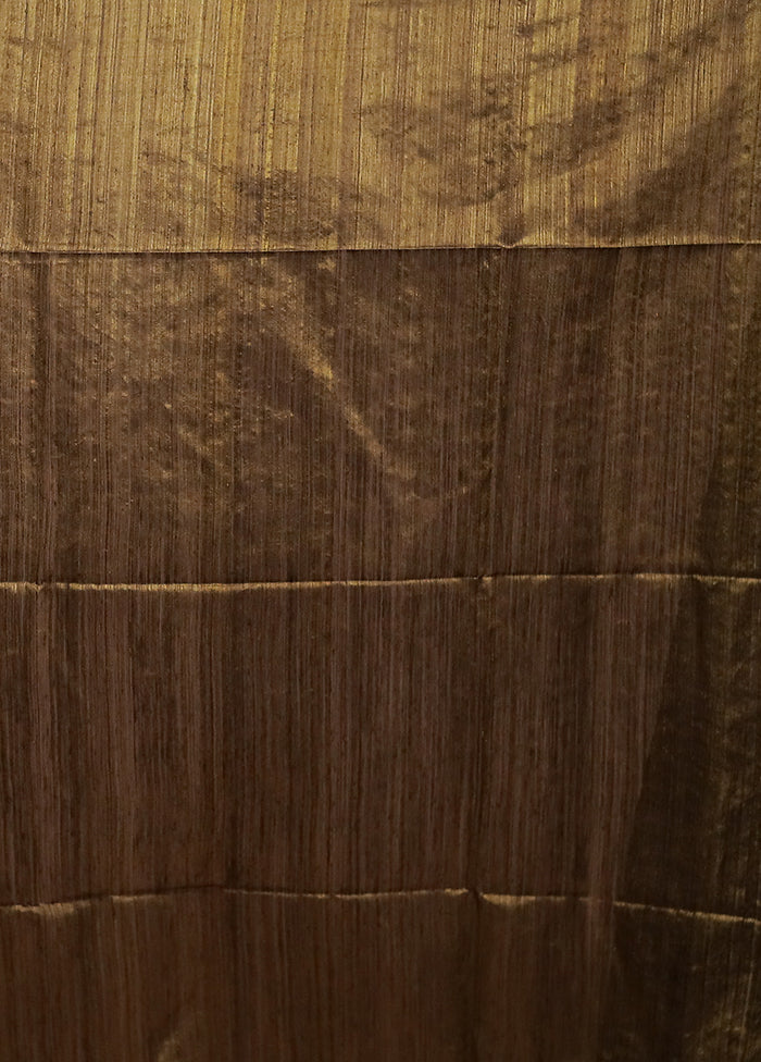 Black Handloom Matka Pure Silk Saree With Blouse Piece