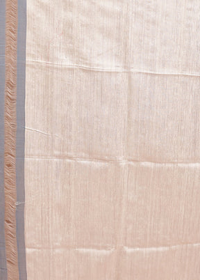White Handloom Matka Pure Silk Saree With Blouse Piece