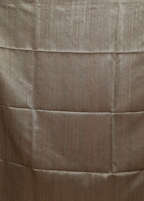 Green Handloom Matka Pure Silk Saree With Blouse Piece