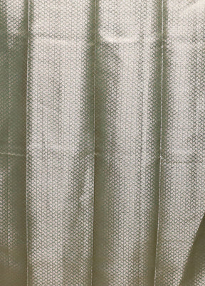 Green Tissue Silk Saree With Blouse Piece