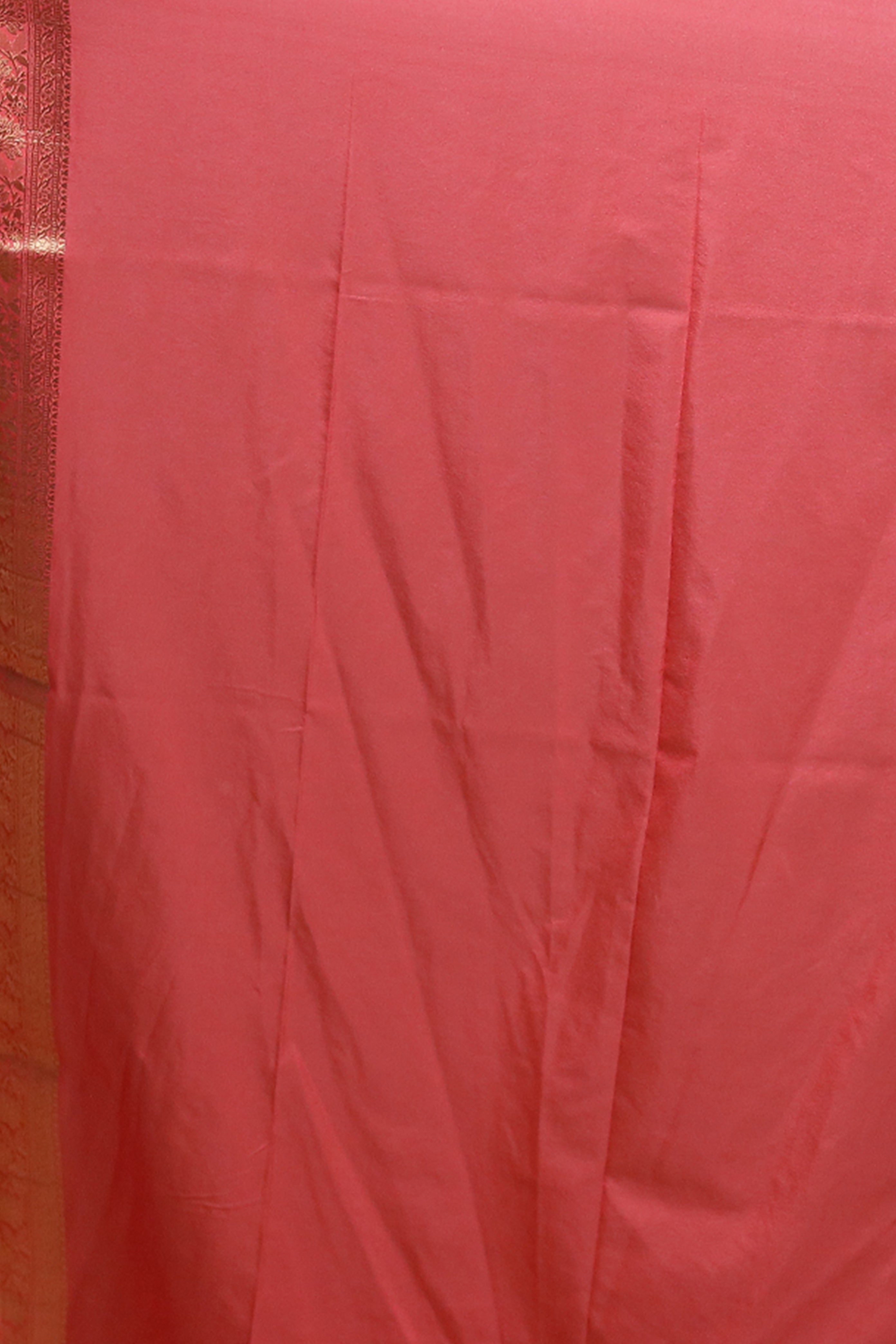 Pink Dupion Silk Saree With Blouse Piece