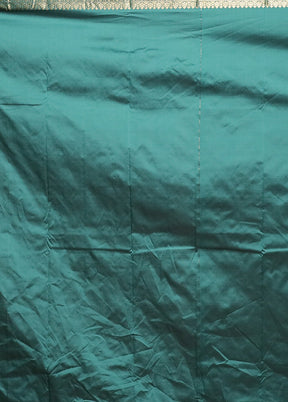 Green Kanjivaram Silk Saree With Blouse Piece