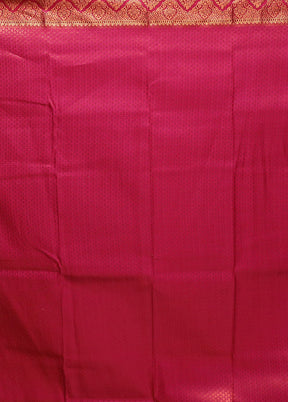 Blue Kanjivaram Silk Saree With Blouse Piece