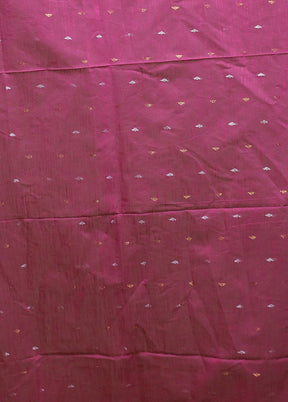 Blue Cotton Saree With Blouse Piece