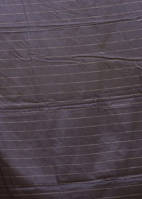 Grey Cotton Saree With Blouse Piece