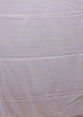 White Cotton Saree With Blouse Piece