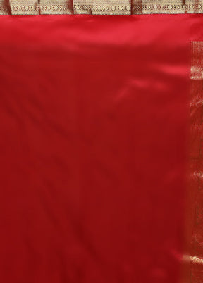 Blue Handloom Kanchipuram Pure Silk Saree With Blouse Piece