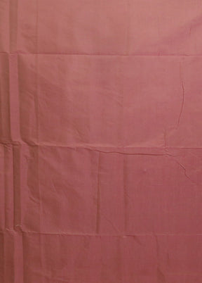 Maroon Kora Silk Saree With Blouse Piece