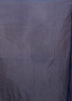 Blue Kora Silk Saree With Blouse Piece