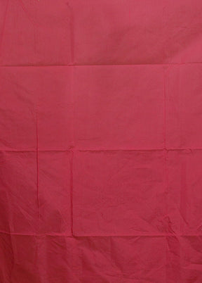 Pink Kora Silk Saree With Blouse Piece