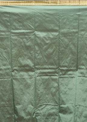 Green Kanjivaram Silk Saree With Blouse Piece
