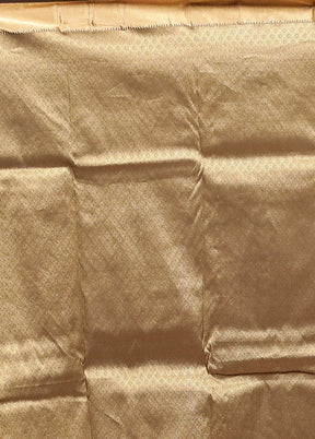 Grey Kanjivaram Silk Saree With Blouse Piece