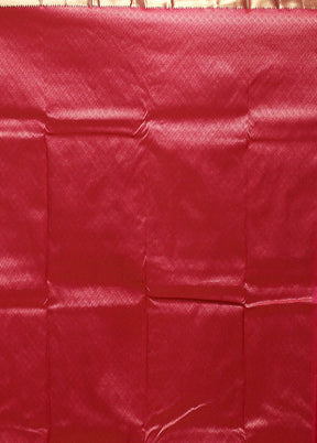 Pink Kanjivaram Silk Saree With Blouse Piece