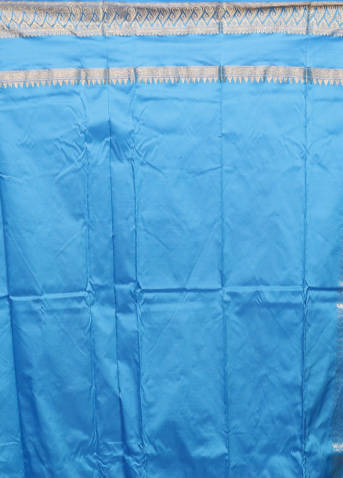Pink Handloom Kanjivaram Pure Silk Saree With Blouse Piece