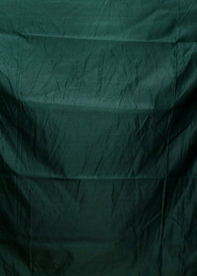 Green Banarasi Silk Saree With Blouse Piece
