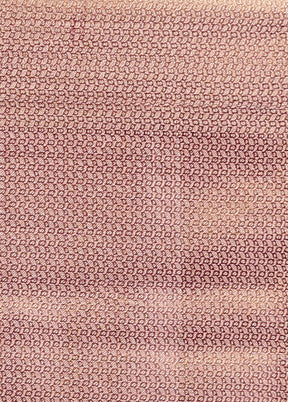 Pink Crushed Tissue Silk Saree With Blouse Piece