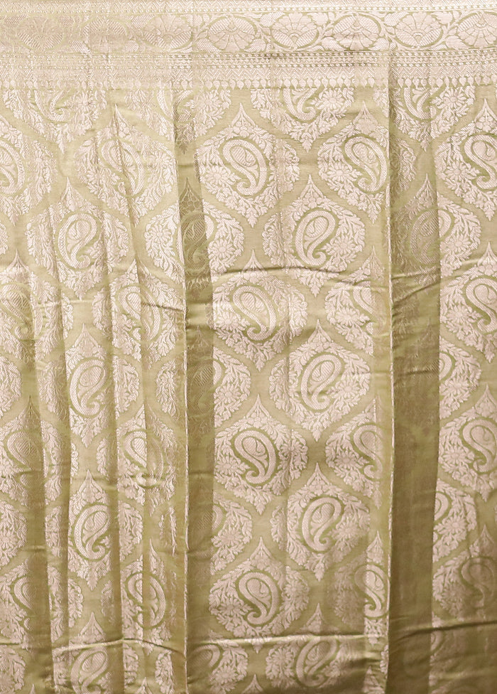 Cream Handloom Dupion Pure Silk Saree With Blouse Piece