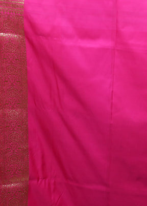 Blue Tanchoi Silk Saree With Blouse Piece