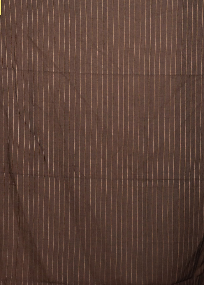 Black Matka Silk Saree With Blouse Piece