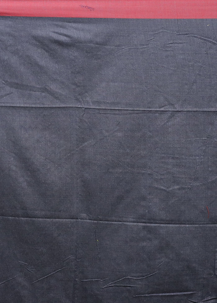 Grey Matka Silk Saree With Blouse Piece