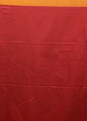 Red Matka Silk Saree With Blouse Piece