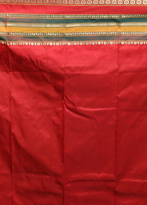 Blue Kanjivaram Silk Saree With Blouse Piece