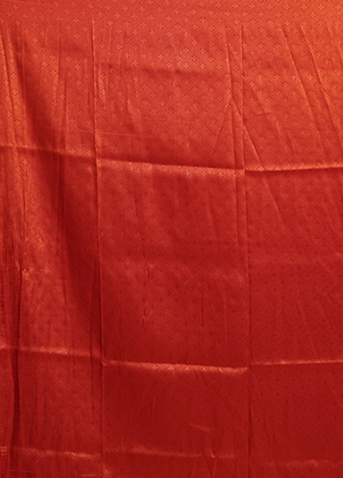 Green Dupion Silk Saree With Blouse Piece
