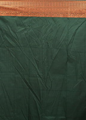 Rust Kanjivaram Silk Saree With Blouse Piece