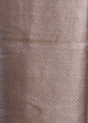 Blue Kora Silk Saree With Blouse Piece