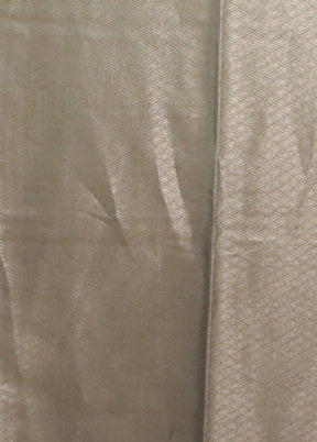 Green Kora Silk Saree With Blouse Piece