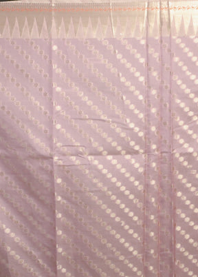 Pink Kora Silk Saree With Blouse Piece