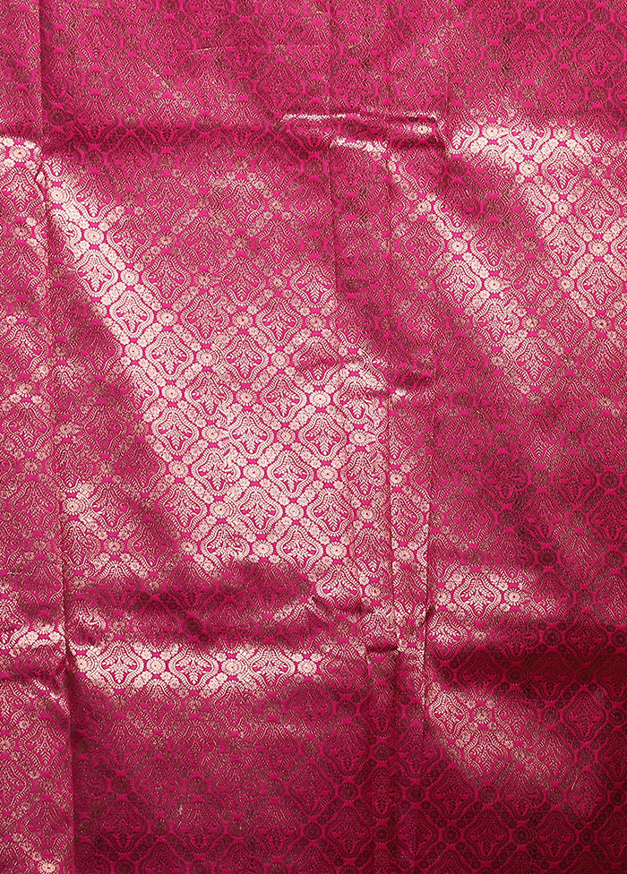 Green Katan Silk Saree With Blouse Piece