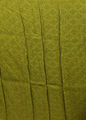 Green Dupion Silk Saree With Blouse Piece
