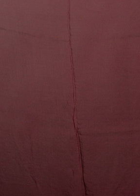 Brown Handloom Pure Georgette Saree With Blouse Piece