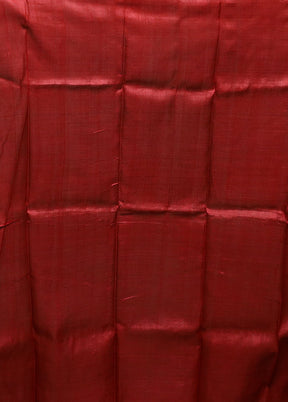 Multicolor Handloom Tussar Pure Silk Saree With Blouse Piece