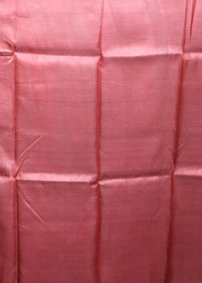 Multicolor Handloom Tussar Pure Silk Saree With Blouse Piece