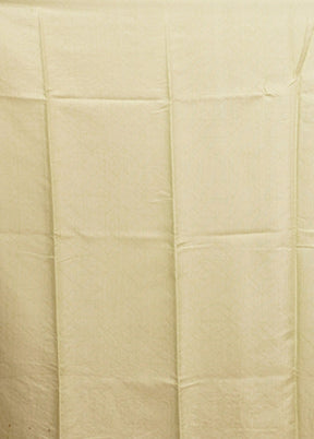 Green Tussar Silk Saree With Blouse Piece