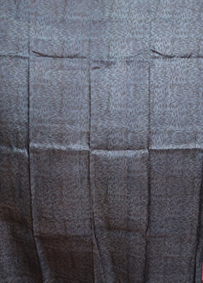 Purple Printed Pure Silk Saree Without Blouse Piece