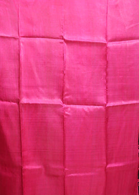 Black Printed Pure Silk Saree Without Blouse Piece