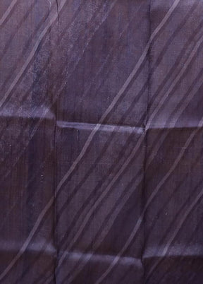 Blue Handloom Printed Pure Silk Saree Without Blouse Piece