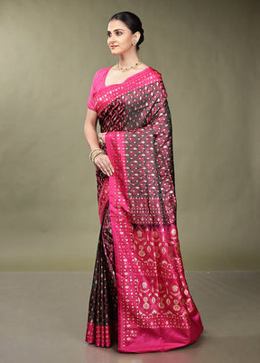 Pink Tanchoi Silk Saree With Blouse Piece